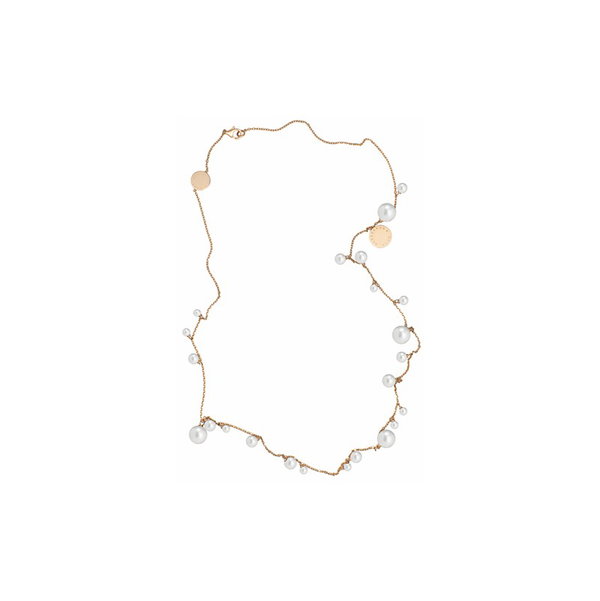 Closeup photo of Akoya and Baby Akoya Pearl Long Necklace